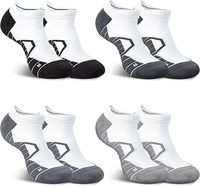 Chaussettes de sport personnalisées sans couture pour le cyclisme et la course à pied, tricotées, durables, amortissantes, respirantes, absorbant la transpiration, hauteur mi-mollet, pour l'été