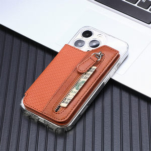 Set de Tarjetero Multifuncional de PU Anti-Caídas, Impermeable, Magnético, con Cierre, para Teléfono Móvil, Accesorio para iPhone - Product Image 1