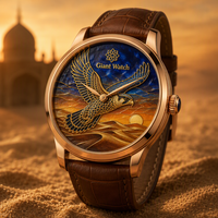 Montre à cadran émaillé personnalisé pour cadeau d'affaires, promotion d'entreprise, OEM, ODM, marque privée, fourniture directe d'usine en gros