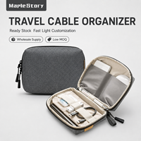 Sac de rangement de voyage en gros pour câbles, étui organisateur électronique personnalisé avec logo pour chargeur, batterie externe, souris et accessoires
