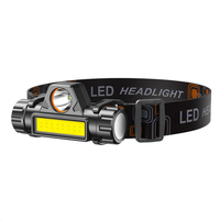 3030 + COB Amplia gama camping pesca luz linterna antorcha cabeza luz faro para correr