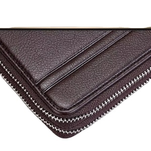 PLAYMAX Cartera de Moda Premium de PU Impermeable con Cierre de Cremallera, Bolso de Mano para Negocios, Estilo Europeo, Casual, para Hombre, con Múltiples Ranuras para Tarjetas - Product Image 4