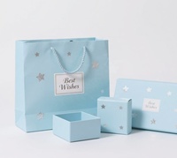 Caja de papel de embalaje de estampado dorado, caja de embalaje de bolsa de regalo de cartón con logotipo personalizado de galleta de Chocolate
