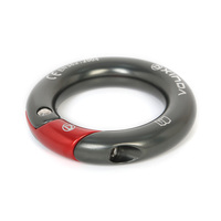 XINDA 23kN 7075 Aluminium Multidirektionaler Karabinerring 1mm Dick Kletterausrüstung Grau-Gold Wasserdicht Für Alle Jahreszeiten National
