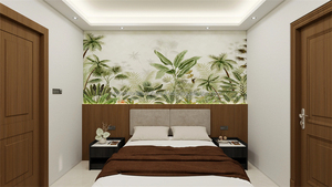 Ensemble de meubles de chambre d'hôtel économique 3 étoiles, écologique, moderne, en bois, avec armoire, meuble TV et mini-réfrigérateur - Product Image 4