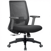 Chaise de bureau confortable et mobile avec accoudoirs, en mousse haute densité, série mobilier de bureau