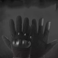 Gants en caoutchouc tactiques de contact de doigt de résistance de chasse de combat pour des sports en plein air