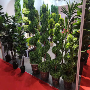 Árbol Artificial Decorativo para Interiores y Exteriores SPSS4, Estilo Hongo, Ciprés/Pino/Cedro, Bonsái Artificial - Product Image 5