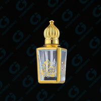 Huile essentielle fantaisie personnalisée CJ-20ml or huile de massage corporel verre ou métal rouleau sur bouteilles en verre d'huile de parfum Attar