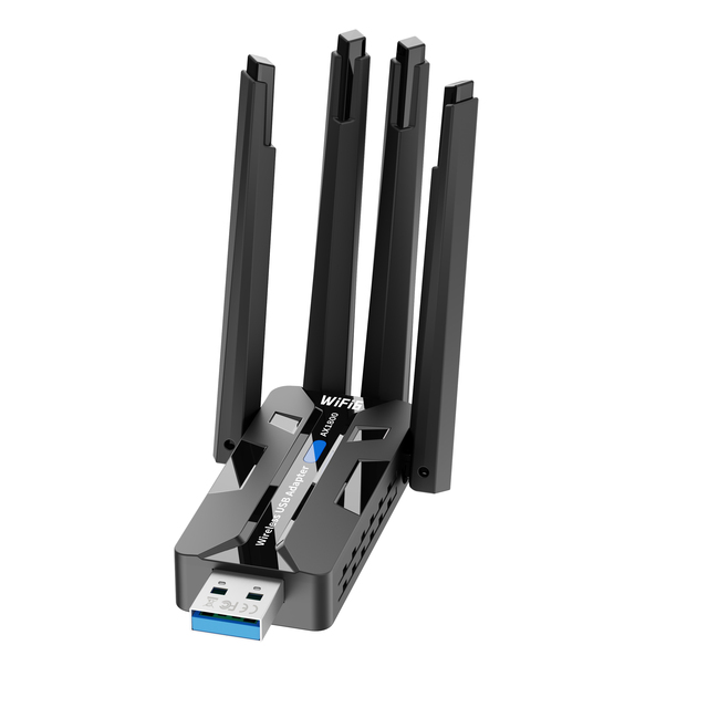 New Design High Speed WiFi 6 AX1800 Dual Band 5GHz USB WiFi Receiver Dongle for Laptop/PC