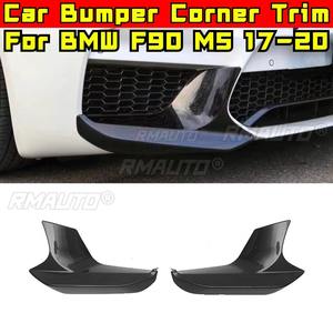 Car Front Bumper Splitter Diffuser Spoiler Body Kit For BMW F90 M5 2017-2020 MP Style Bumper <b>Protector</b> <b>Corner</b> Trim Tunning Part - Product Image 2