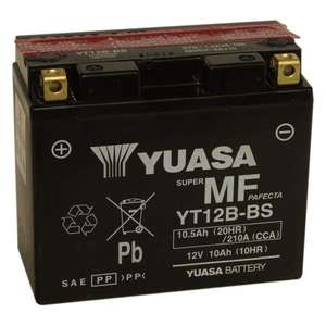 Batterie de moto Yuasa YT12B-BS 12V 10Ah - Product Image 1