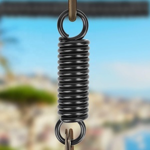 Mạ Điện Võng Căng Thẳng Mùa Xuân Đu Treo Móc Cho Ghế Hiên Yoga Cây Bao Cát Màu Đen - Product Image 4