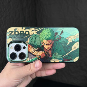 <span class=keywords><strong>Coque</strong></span> <span class=keywords><strong>de</strong></span> <span class=keywords><strong>téléphone</strong></span> portable antichoc en PC électroplaqué, design anime Luffy Zero, pour iPhone 17 Pro Max 16/15/14/13/12 Pro - Product Image 5