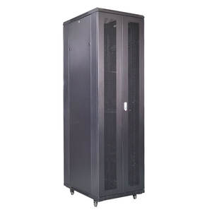 Armoire de serveur 42U de 19 pouces avec portes à double charnière ventilées, excellente ventilation - Product Image 1