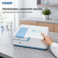 Espectrofotómetro UV-Vis de Alta Precisión VIKERI SP-UV2101, Instrumento Analítico Inteligente para Laboratorio, para Investigación Química y Biológica