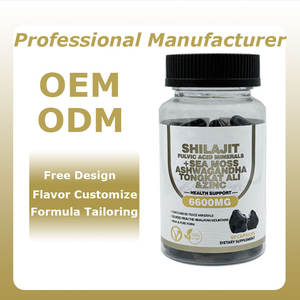 Cápsulas de Shilajit OEM, Mezcla Natural de Ácido de Musgo Marino, Ashwagandha, Cápsulas de Shilajit Ali - Product Image 6