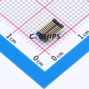 HC-PBB12NC(3.0)-20DS-0.5V-03 Board-to-Board & Backplane Connector SMD,P=0.5mm Connector 20P 0.5mm Slot Butt Joint Vertical Mount - Product Image 2