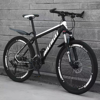 Vélo de montagne 26 pouces à vente chaude, fabriqué en Chine, en acier à haute teneur en carbone, confortable, à vitesses variables, VTT pour adultes, exercice
