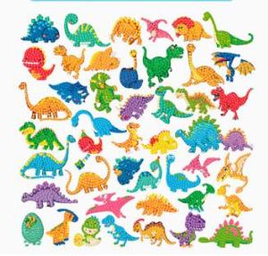 Autocollant mural de peinture diamant 5D DIY chat de dessin animé le plus vendu – Loisir créatif amusant et facile pour enfants - Product Image 3