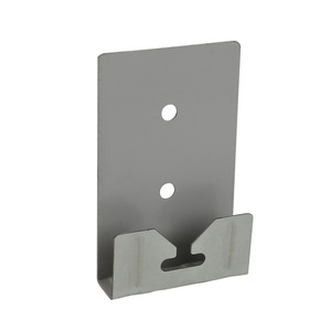 Support mural pour miroir en acier laminé à froid épaissi, crochet de salle de bain à fixation murale, design queue d'aronde - Product Image 2