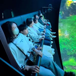 โรงภาพยนตร์ 9D XD VR 8 ที่นั่ง ระบบจำลองการเคลื่อนไหวแบบโดม แพลตฟอร์มเสมือนจริง - Product Image 1