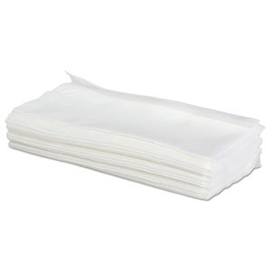 Lingettes commerciales haute performance Boardwalk 9 x 16,75 blanches, 100 lingettes/distributeur, 10 distributeurs/carton - Product Image 2