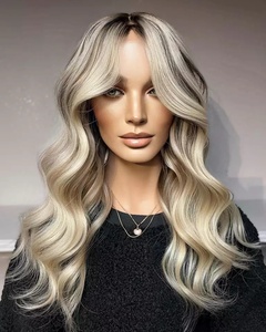 Brun foncé Balayage Couleur Soie Dentelle Perruque Super Naturel 100% Vierge Européenne Cheveux Soie Top Lace Front Perruques pour Blanc Sans Colle - Product Image 6