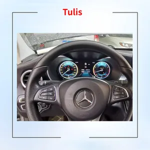 Tableau de bord LCD 12,3 pouces, compteur de vitesse numérique, cockpit numérique pour <span class=keywords><strong>Mercedes</strong></span> <span class=keywords><strong>Benz</strong></span> Classe A GLA <span class=keywords><strong>CLA</strong></span> <span class=keywords><strong>2014</strong></span>-2019, combiné d'instruments - Product Image 1