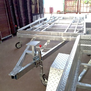 Remorque Utilitaire 750 kg 8x5 pour Mini-Pelle et Équipement – Fabrication Usine - Product Image 1