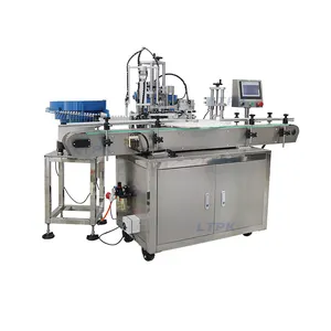 LT-APC2 Automatic Pneumatic Monobloc Perfume Sprayer Vials Flip Off Bottle Cover Rotary Pressing Crimping Capping Machine price