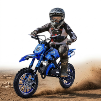 Mini moto tout-terrain Pegasus 49cc automatique 2 temps à essence, certifiée CE, pour enfants, vitesse 35 km/h, transmission par chaîne