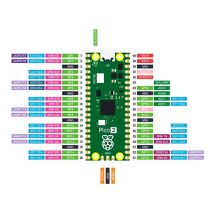 Placa de Microcontrolador de Iniciación Tipo-C Raspberry Pi Pico 2 con Kit Wifi 2w Pico 2 - Product Image 2