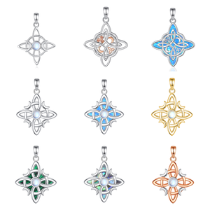 एमुलेट संरक्षण हार सेलिक आशीर्वाद पेंडेंट डायन की शादी 925 स्टर्लिंग चांदी के उपहार - Product Image 1