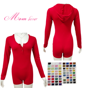 Custom logo <strong>Sexy</strong> Onesies <strong>Pajamas</strong> Adult Hoodie Butt <strong>Flap</strong> Onesie Night Sleepwear Long Sleeve One Piece <strong>Pajamas</strong> for Women Sleepwear - Product Image 6