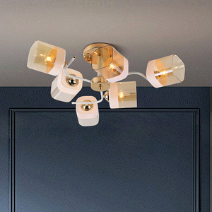 Lampe pendentif moderne en verre transparent, art d'intérieur, minimaliste européen, couleur or ou blanc, bon marché, - Product Image 4