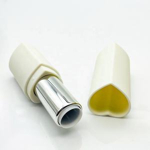 Custom Heart Shape Lipstick and Lip Balm Tube Containers <b>Metal</b> Tube <b>Packaging</b> Design - Product Image 5