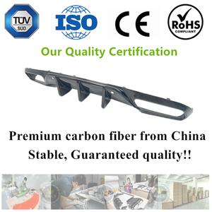 Difusor de Fibra de Carbono Ligero Estilo MC, Divisor de Parachoques Trasero para <span class=keywords><strong>Mercedes</strong></span> <span class=keywords><strong>Benz</strong></span> W205 C63 Sedán Coupé <span class=keywords><strong>Clase</strong></span> <span class=keywords><strong>C</strong></span> <span class=keywords><strong>2016</strong></span> en Adelante - Product Image 2