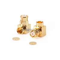 Conector SMP de Latón Chapado en Oro, Conector Hembra SMP GPO, Cable Semirrígido de Baja Pérdida, Cable RF de CC-40 GHz