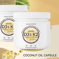 Fabricants de suppléments OEM Capsules de vitamine D3 K2 de haute qualité Softgel végétalien pour le soutien immunitaire
