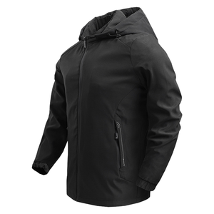 Chaqueta de Motocicleta Softshell para Hombre, Cierre de Cremallera, Transpirable, Impermeable, Cuello Alto, Diseño con Capucha - Servicio OEM Disponible - Product Image 2