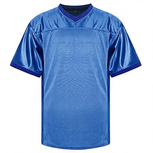 Maillot de football américain professionnel personnalisé à manches courtes, respirant, 100 % polyester mesh, usine OEM, faible MOQ, fournisseur unisexe - Product Image 1
