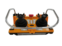 Control Remoto Industrial para Grúa de Estructura Metálica con Doble Joystick, Control Remoto Inalámbrico de Doble Joystick