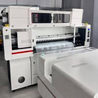 Mesin Printer DTF 8 Head dengan Penggoyang Bubuk, 3 Zona Pemanas, Mesin Transfer DTF Industri untuk Pencetakan Custom Kaos