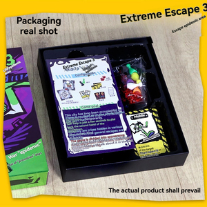 Edizione Deluxe all'ingrosso serie <span class=keywords><strong>Escape</strong></span> <span class=keywords><strong>Room</strong></span> 3/7/8 più scene a tema il gioco di carte da tavolo mentale personalizzato - Product Image 4