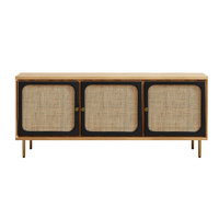 Console multimédia de conception artistique ou armoire de divertissement fournisseur chinois Table de Center de café de luxe meuble mural de télévision