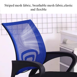 Silla de Oficina Temporal para Dormitorio, Modelo Minimalista en Blanco Puro, con <span class=keywords><strong>Altura</strong></span> Ajustable y <span class=keywords><strong>Respaldo</strong></span> Reclinable - Product Image 2