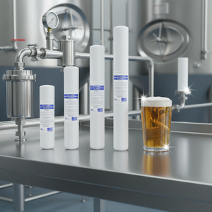 Grande cartouche filtrante en PP soufflé à chaud pour la filtration des impuretés dans <span class=keywords><strong>les</strong></span> systèmes <span class=keywords><strong>d</strong></span>'eau des usines agroalimentaires - Product Image 4