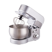 Robot Pâtissier Électrique de Cuisine 700W avec Bol Mélangeur pour Pâte à Pain, Multi-Fonctions