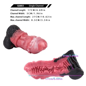 Funda de silicona GEEBA Big Girth Horse Dildo para masturbador masculino y juguete sexual anal para parejas, vagina artificial de bolsillo para hombres. - Product Image 3